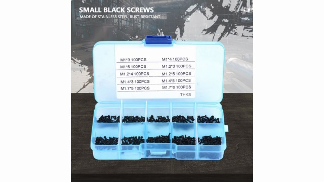 Amazon | 1000Pcs セルフタッピングネジセット 小さなネジセット M1 M1